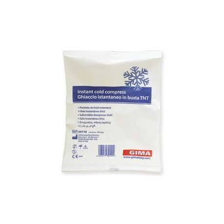 GIMA HIELO INSTANTÁNEO EN BOLSA DE TNT 14X18 (25 UDS)