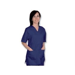 GIMA CASACA CON BOTONES AUTOMÁTICOS - UNISEX - ALGODÓN/POLIESTER - BLU - VARIAS TALLAS XS, S, M , L, XL, XXL (1 UD)