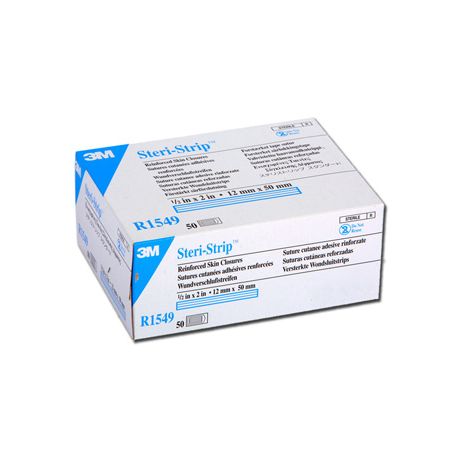 3M STERI-STRIP - ADHESTIVE CUTAN SUTURES - 50 x 12 MM (300 STRIPS)