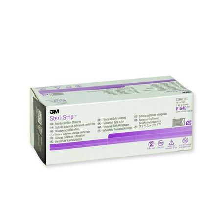 3M STERI-STRIP - CUTANATES ADHESTIVE - 75 x 3 MM (250 STRIPS)