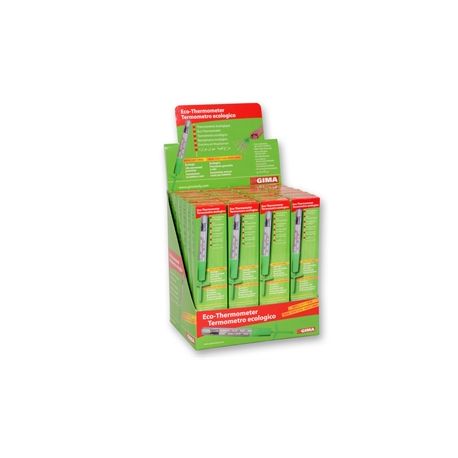 GIMA TERMOMETRO ECOLIOLOGISCHE OVAL OHNE MERCURY - KON AGITADOR