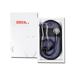 GIMA ERKA FINESSE 2 STETHOSCOPE - ADULT - BLUE - GREY - BLACK