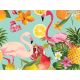 GIMA GORRO QUIRÚRGICO FANTASÍA FLAMINGO - TALLA M