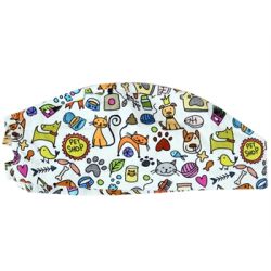 GIMA GORRO QUIRÚRGICO FANTASÍA ANIMALITOS SONRIENTES - TALLA M