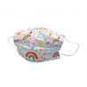 GIMA  GISAFE 98% FILTERING SURGEON MASK 3 PLY TYPE II WITH LOOPS - PEDIATRIC - CARTOON - FLOWPACK  (10 PCS)