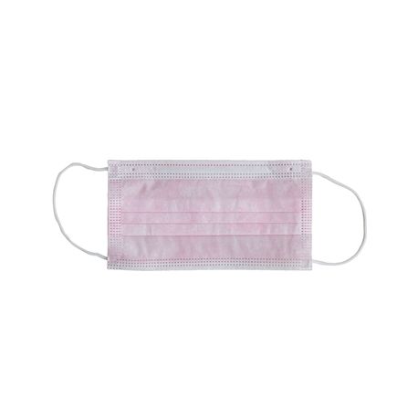 GIMA GISAFE QUIRÚRGIC MASCARILLA 98% 3 CAPAS TIPO II MIT ELASTICS - ADULTS – ROSA (50 UDS)