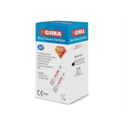 GIMA GLUCOSA TIES PARA GLUCOMETRO GIMA (50 TIRAS)