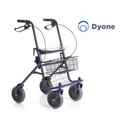 MORETTI FOLDING ROLLATOR IN PAINTED STEEL - 4 WHEELS - DYONE