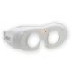 GIMA GAFAS NYSTAGMUS CON FUENTE DE ALIMENTACIÓN LED - BLANCO