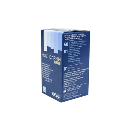 BSI MULTICARE IN GLUCOSA - 50 UDS + 1 CHIP