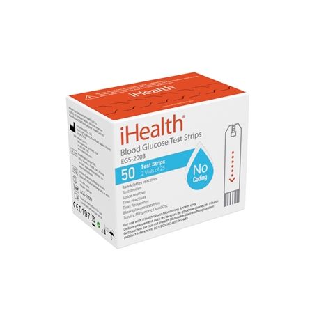 ihealth GLUCEMIA GLOMETRO ihealth BG1 & BG5 (50 UDS)