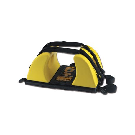GIMA CONTOUR HEAD IMMOBILIZER - BLACK/YELLOW