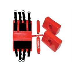 GIMA  "FERMO 2"HEAD IMMOBILIZER - RED