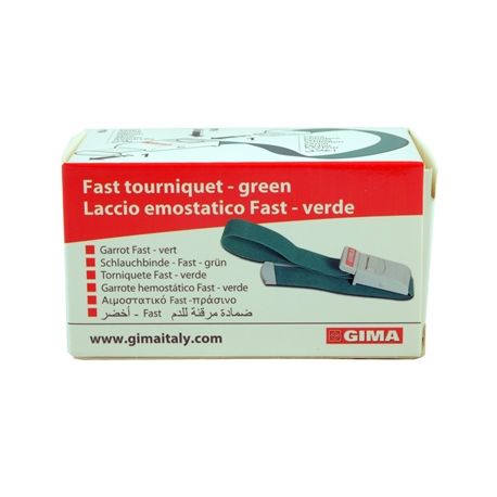 GIMA TORNIQUETE FAST - ROJO OR VERDE (5X1 UDS)