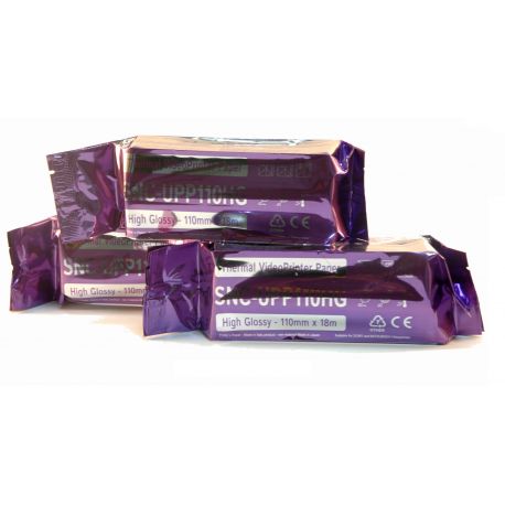 PAPEL ECOGRAPRAPHIC COMPATIBATIBO SONY UP-110HG - BLANCO/NGRO ALTO BRILLO (10 RO)