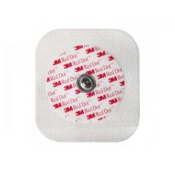3M ELETADOS DIAFORÉTICOS COM SOPORTE EM MEDIPORE E TAMPON ABRASIVO RED DOT 2271 (1.000 UDS)