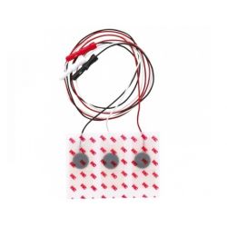 3M RADIOTRANSPARENT NEONATAL ELECTRODES WITH CABLE RED DOT 2269T- (PACK 30 PCS.)