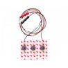 3M ELETRÔNIOS NEONATRAL RADIOTRANSPARENTES COM CABLE RED DOT 2269 T (30 UDS)