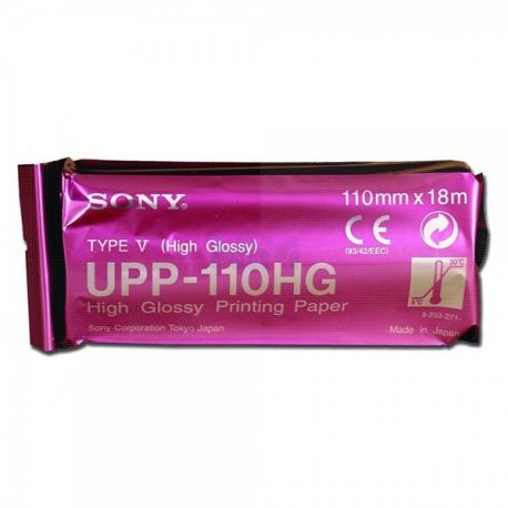 SONY PAPER SONY UPP 110HG ORIGINAL - B / W HIGH GLOSS PAPER FOR ULTRASOUND