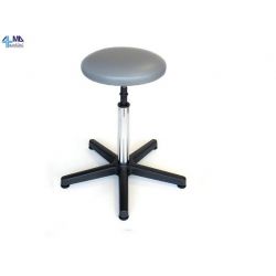 GIMA - GRIS - PLÁSTICO FIJA - Ø 31CM - ALTURA AJUSTÁVEL 54-66CM