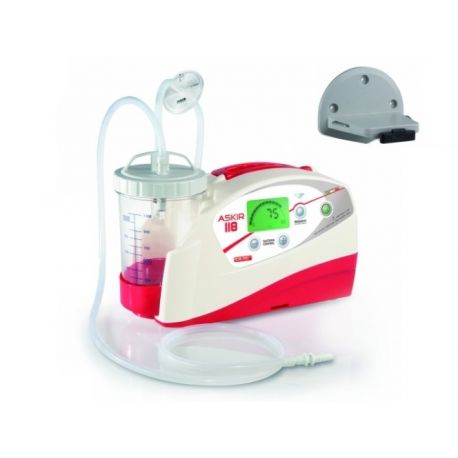 CA-MI QUIRGICO ASPIRADOR NAW ASKIR 118 MET 1 VASO 1000ML + VOOR AMBULANCIA EN TRANSPORTABOT