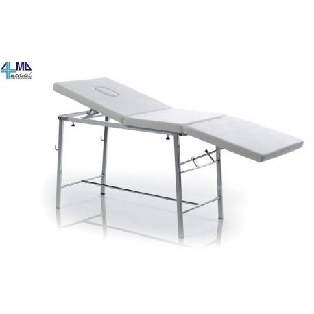 GIMA CAMILLA PARA MASAJES - DE METAL - DOS SECÇÕES COM AGUJE FACIAL - DIVERS COLORS