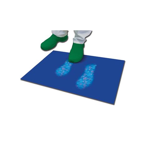 GIMA DESECHABLE ALFOMBRA FOR CONTROL OF CONTAMINATION - 90x115 CM - 30 MANS - AZUL