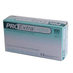 GARDENING LÁTEX CON POVO - PRO LAT PLUS 5.7GR (PAQUETE DE 100 GUANTEES) - DIFERENTES TAMAÑOS