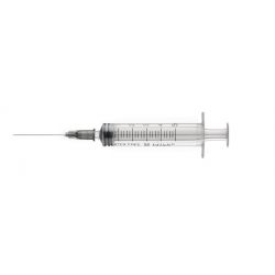 RAYS HYPODERMISK TJÄNKA 3 DELAR AV 5 ML MED AGL - 21G - 22G - 23G - (PACK 100 UDS)