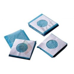 GARDENING QUIREMENTAL COUNTRIES IN TST DESECHABLE, ESTÉRILES WITH ADHESIVO CENTRAL ORIFICE Ø 6X9 CM - 50 X 50 CM (25 UDS)