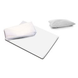 GARDENING MEDICAL SUD DISPOSABLE NON WOVEN PILLOW - WHITE - 50X80CM - (PACK 100 PCS.)