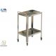 MORETTI CARRO INOX DESMONTABLE 2 PISOS 90x60x80H