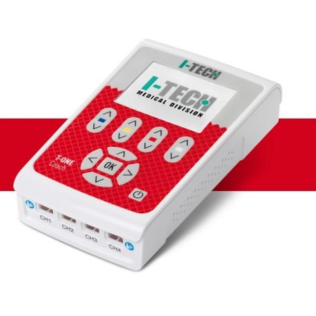 ELECTROESTIMULADOR A 4 CANALES T-ONE COACH CON 101 PROGRAMAS Y MÁS DE 300 APLICACIONES