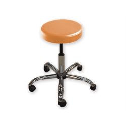 GIMA  STOOL - PADDED SIMULATED LEATHER - HEIGHT AJUSTABLE - DIFFERENT COLORS