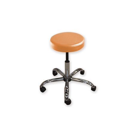 GIMA  STOOL - PADDED SIMULATED LEATHER - HEIGHT AJUSTABLE - DIFFERENT COLORS