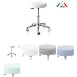 MORETTI TABURETE ROTATIVE AVEC BASE ALUMINO ET ASSISTANCE DE L &apos; AMERIQUE - PISTON 140MM -