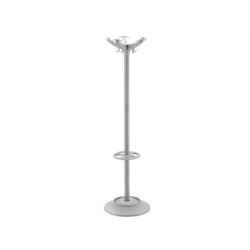 GIMA COAT HANGER - GREY - 5 KNOBS