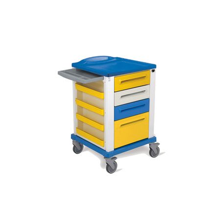 GIMA CARRO DE TECNOPOLÍMEROS BASIC SMALL - 4 CAJONES