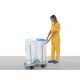 GIMA BAG HOLDER TROLLEY FOOT OPERATED - 2 BAGS