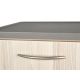 GIMA BEDSIDE TABLE WITH DRAWER - STREAKED BEIGE