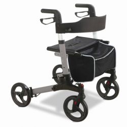 INTERMED FOLDING ALUMINUM WALKER - WITH 4 WHEELS (ATENE)
