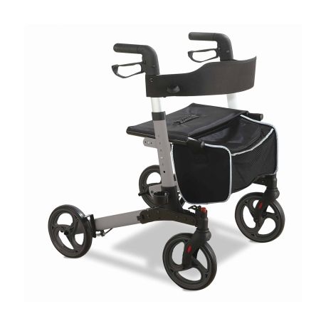 INTERMED ANDADOR DE ALUMINIO PLEGABLE - MED 4 RUEDAS (ATENE)