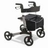 INTERMED FOLDING ALUMINUM WALKER - WITH 4 WHEELS (ATENE)