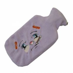 INTERMED BOLSA DE AGUA CALIENTE IN CAUCHO CUBIERTO DE TELA-COLORES DIFERENTEN