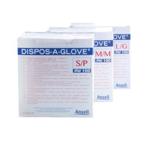 INTERMED GUANTES ESTÉRIL DE COPOLÍMERO SOBRE PAPEL - DIFERENTES MEDIDAS