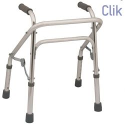 MORETTI ANDADOR PLEGÁVEL EM ALUMINIO ANODIZADO - COM 4 PUNTOS - PARA CRIANÇAS (RP731)