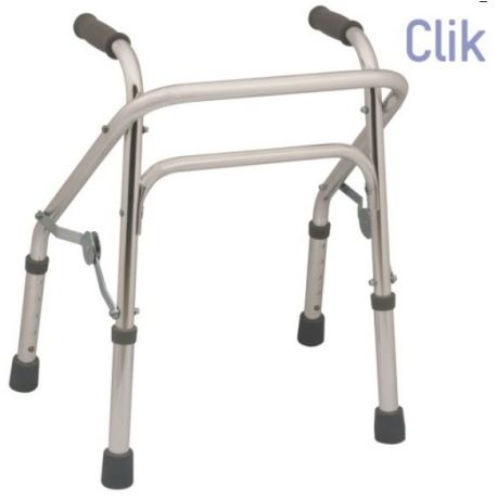 MORETTI ANDADOR PLEGABLE IN ALUMINIO ANODIZED - WITH 4 PUNTS - FOR CHILDREN (RP731)