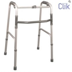 MORETTI ANDADOR DE ALUMINIO ANODIZADO - PLEGÁVEL COM UM BOTON - COM 4 PUNTOS - DIMENSÕES VARIAS (RP730)