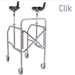 MORETTI FOLDING WALKWAY WITH ANTIBRACHIAL SUPPORT IN PAINTED STEEL