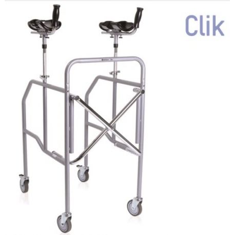 MORETTI ANDADOR DE ACERO PINTADO PLEGABLE MET APOYOAANTEBRAZOS (RP756A)